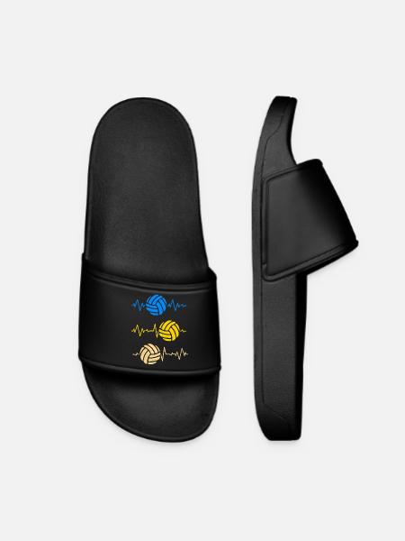 Volley-ball - Claquettes Femme - noir