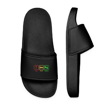 Pinball - Women’s Pool Sliders - black - Front