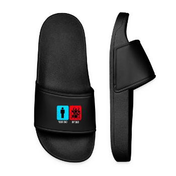 Percussion - Women’s Pool Sliders - black - Front