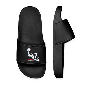 water polo - Women’s Pool Sliders - black - Front