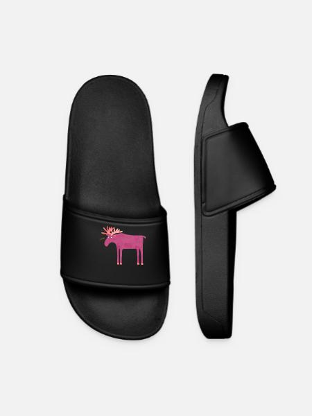 Daft Moose - Claquettes Femme - noir