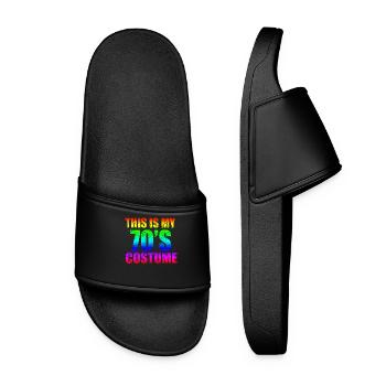 70s 70s 70s Generation Disco Costume - Claquettes Femme - noir - Devant