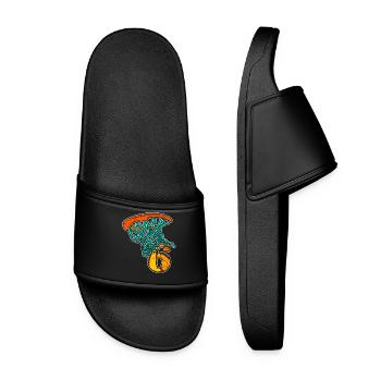 Basketball kids 6 years 6 years sports - Women’s Pool Sliders - black - Front