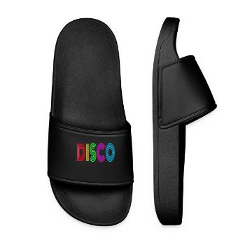 70s disco - Women’s Pool Sliders - black - Front