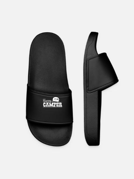 Joyeux camping-car camping caravane camping-car cadeau - Claquettes Femme - noir