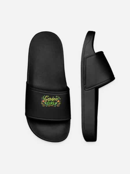 Gardening Gardening Gardening - Women’s Pool Sliders - black