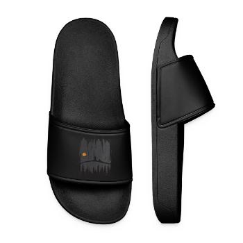 Montagnes du Harz - Cadeau de randonnée du Harz Brocken - Claquettes Femme - noir - Devant