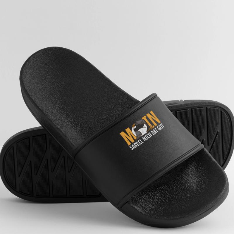Low German Moin als Möwe sabbel nich dat geit Women’s Pool Sliders