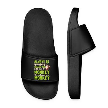 Monkey - Women’s Pool Sliders - black - Front