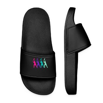 Cool tennis tennis tournoi de tennis cadeau - Claquettes Femme - noir - Devant