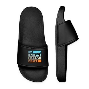 Tennis tennis de tennis Raquette cadeau - Claquettes Femme - noir - Devant