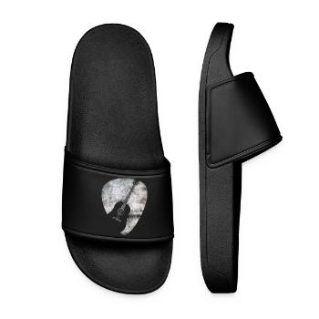 Guitares Plektrum - Guitare Rock Metal Band - Claquettes Femme - noir - Devant
