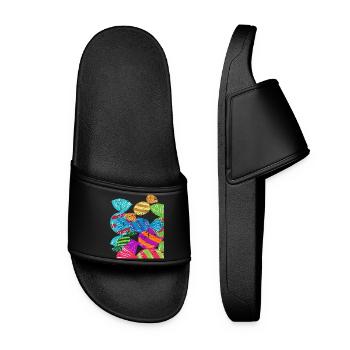 Bonbons - Claquettes Femme - noir - Devant