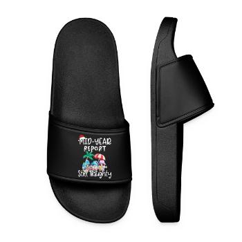 Gnome Semi-Annual Report Still Cheeky - Women’s Pool Sliders - black - Front