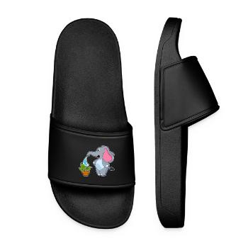 Jardin de plantes Elephant Gardener - Claquettes Femme - noir - Devant