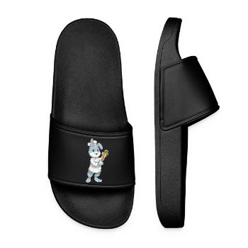 Bunny Cook Cuisinière Cuisinière de Carottes - Claquettes Femme - noir - Devant