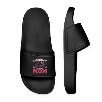 Mon acupuncteur préféré m’appelle maman - Claquettes Femme - noir - Devant
