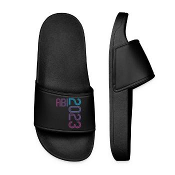 Abitur Gymnasium Women and Men Abi 2023 - Women’s Pool Sliders - black - Front
