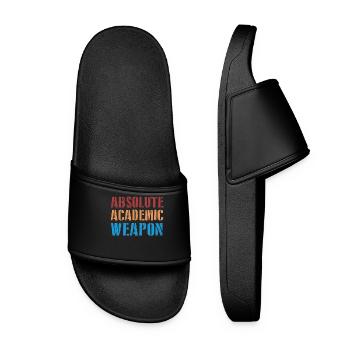 Students Absolute Academic Weapon - Women’s Pool Sliders - black - Front