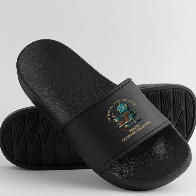 Artificial intelligence meets coffee addiction Women’s Pool Sliders