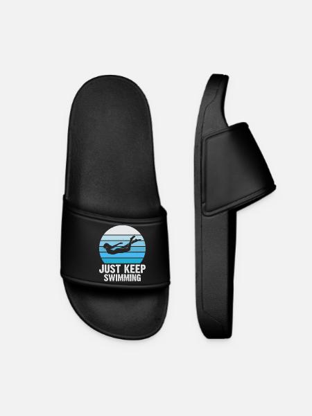 Schwimmen Schwimmer - Frauen Badelatschen - Schwarz