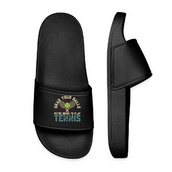 Tennis - Claquettes Femme - noir - Devant