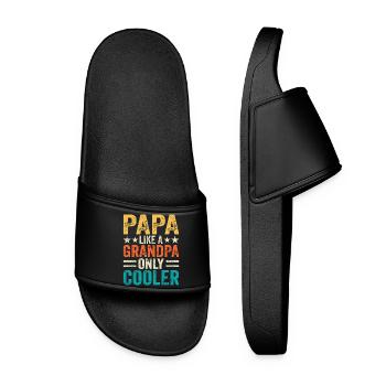 Daddy grandpa - Women’s Pool Sliders - black - Front