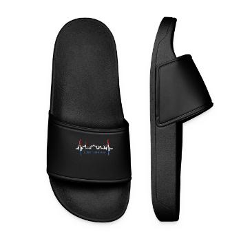 Amsterdam Skyline Netherlands Heartbeat Holland - Women’s Pool Sliders - black - Front