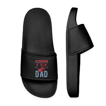Kickboxing Dad - Frauen Badelatschen - Schwarz - Vorne