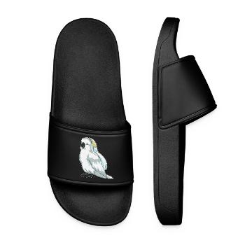 Parrot Bridal Veil Wedding - Women’s Pool Sliders - black - Front