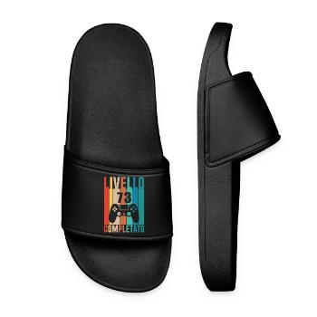 Level 73 - Women’s Pool Sliders - black - Front