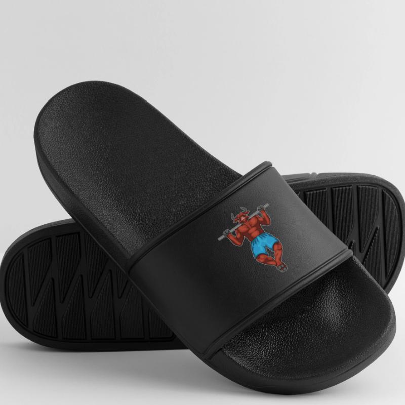 Taurus Bodybuilder Pull-Ups Bodybuilding Women’s Pool Sliders