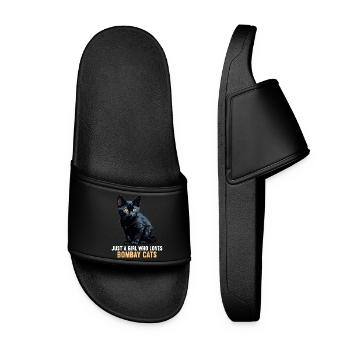 Chat de Bombay Bombay Katze - Claquettes Femme - noir - Devant