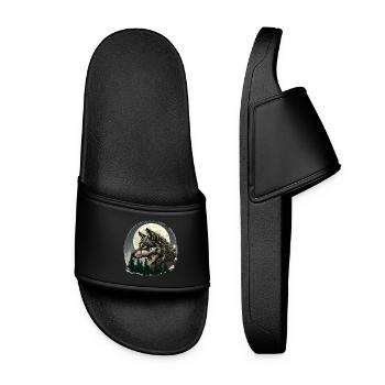 Sang de loup - Claquettes Femme - noir - Devant