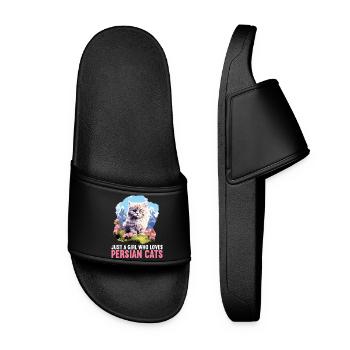 Persian Cat Perserkatze - Women’s Pool Sliders - black - Front