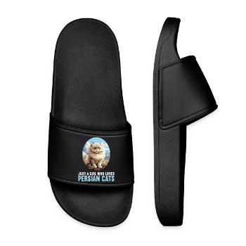 Persian Cat Perserkatze - Women’s Pool Sliders - black - Front