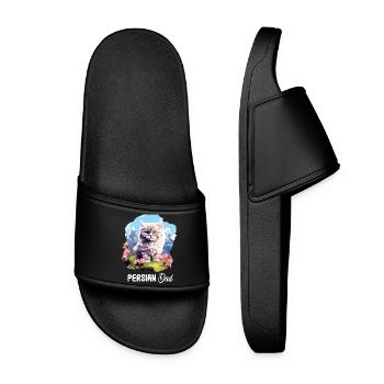 Persian Cat Perserkatze - Women’s Pool Sliders - black - Front