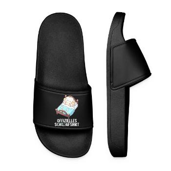 Official Sheep Shirt Official Sleep Shirt - Women’s Pool Sliders - black - Front