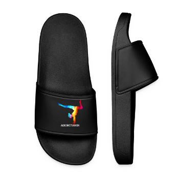 Gymnast Gymnastics Gymnastics Club Aerobic Gymnastics - Women’s Pool Sliders - black - Front