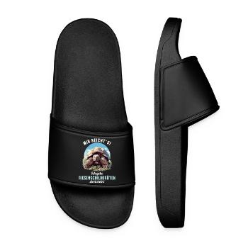 Tortues géantes Tortue géante - Claquettes Femme - noir - Devant