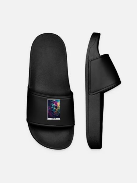 Tarot Card Tarot Card Death - Women’s Pool Sliders - black