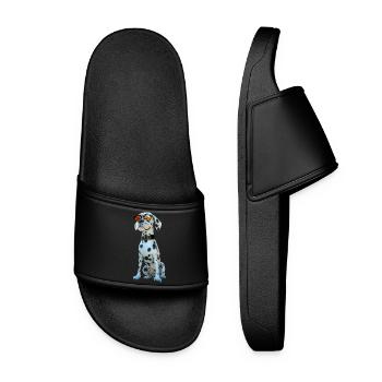 Amoureux des chiens dalmates J’adore les dalmatiens - Claquettes Femme - noir - Devant