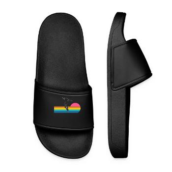 Skater Skateboard - Women’s Pool Sliders - black - Front