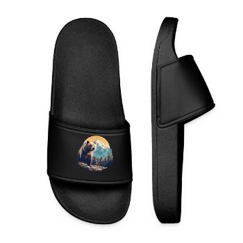 Ours Bären Bär - Claquettes Femme - noir - Devant