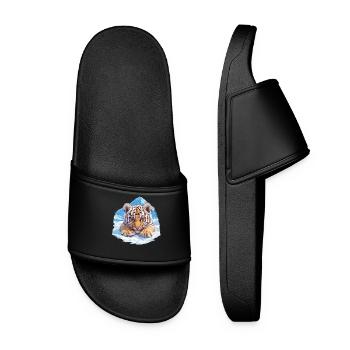 Tigres de Sibérie Tigres de Sibérie - Claquettes Femme - noir - Devant