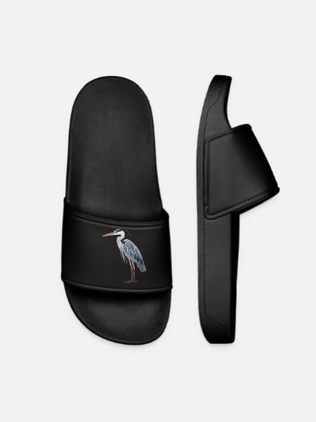 Héron Reiher - Claquettes Femme - noir