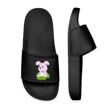 Bunny Baby Bottle Milk - Women’s Pool Sliders - black - Front