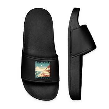 Agadir Morocco South Seas Mediterranean Holidays North Africa - Women’s Pool Sliders - black - Front