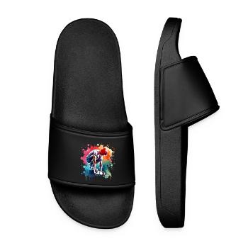 Parkour - Women’s Pool Sliders - black - Front