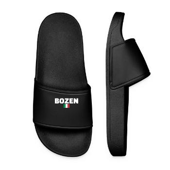 Bolzano Italy Italian Flag Italian - Women’s Pool Sliders - black - Front